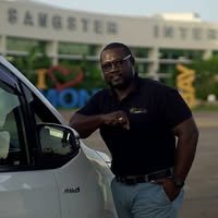 Byron welcoming guests near Sangster International Airport